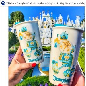 RARE Disneyland Exclusive Starbucks Small World